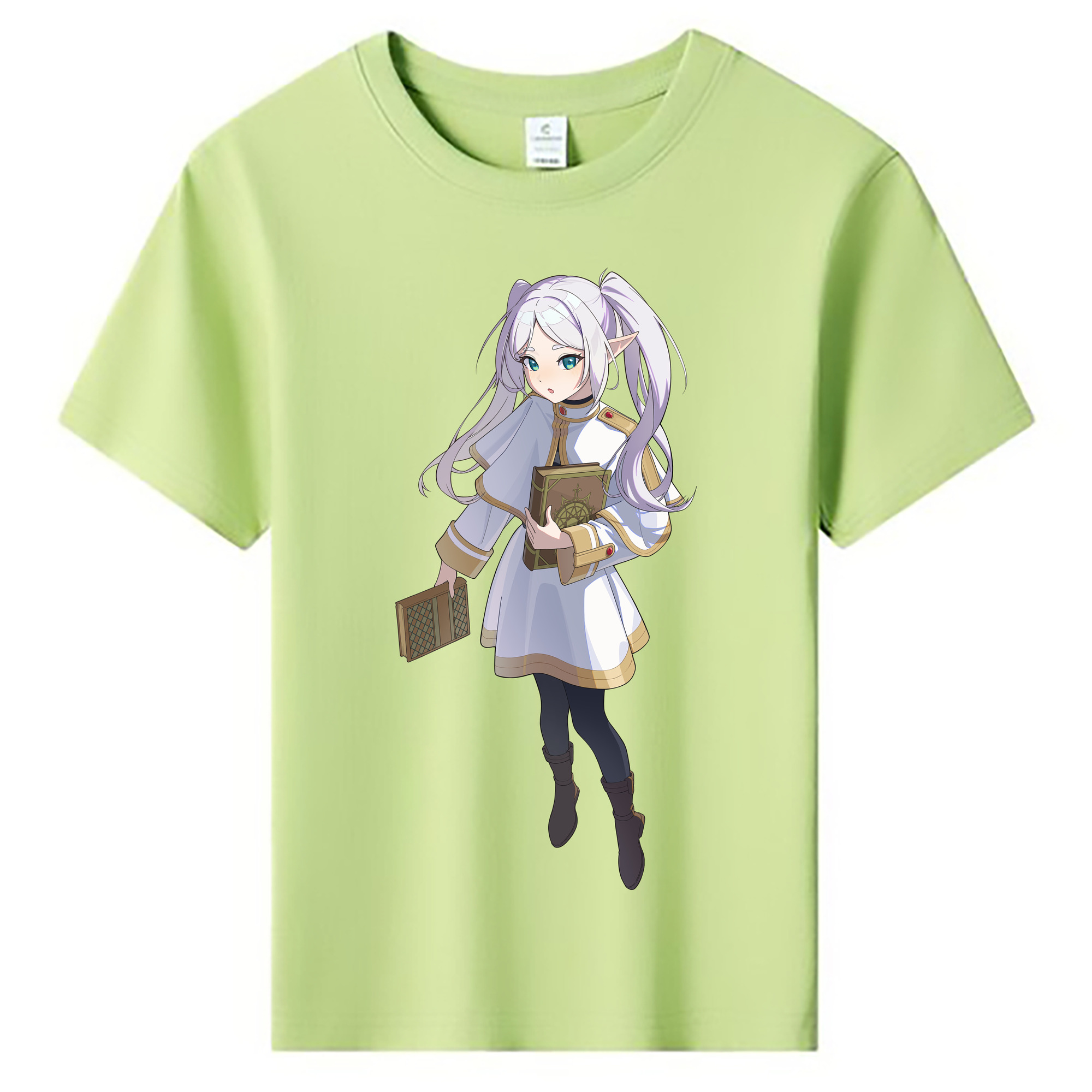 （画像用） 葬送のフリーレン Frieren 綿100％キッズTシャツ（フロントプリント）